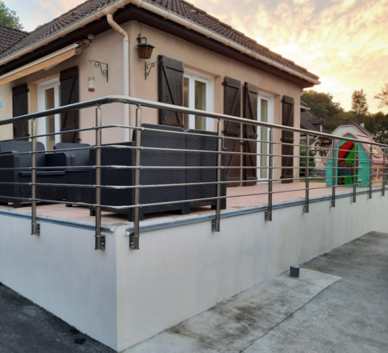 Garde-corps – kit complet 2 mètres