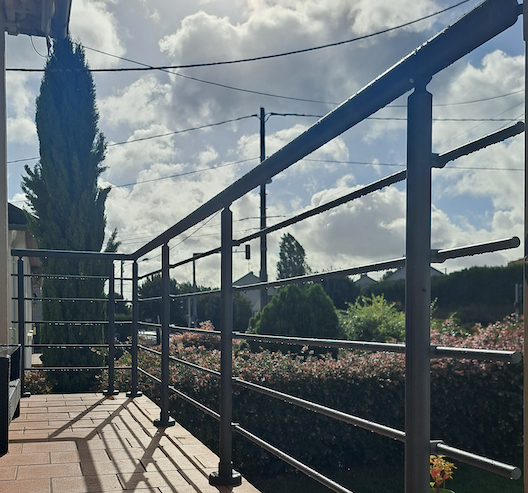 Garde-corps – Kit complet 4 mètres