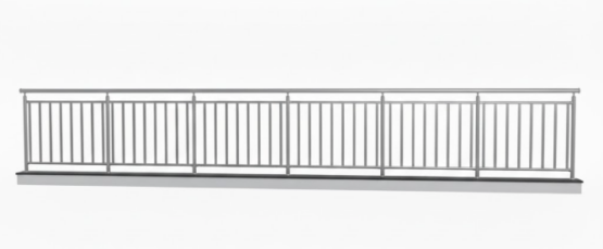 Garde-corps à 7 lisses verticales – kit complet 6 mètres