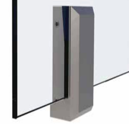 Pince pour garde-corps en verre latéral